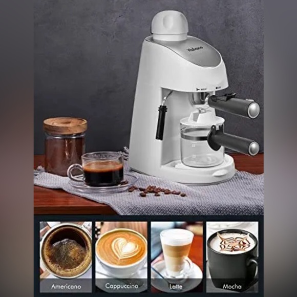 Yabano Espresso Machine, 3.5Bar Espresso Coffee Maker, Espresso and Cappuccin... - Picture 6 of 9